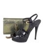 Saint Laurent Kate Tassel Chain Wallet Shoe
