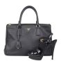 Prada Saffiano Lux Galleria Double Zip Tote Medium Shoe
