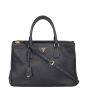 Prada Saffiano Lux Galleria Double Zip Tote Medium Front
