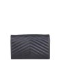 Saint Laurent Monogram Envelope Chain Wallet Medium Back

