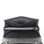 Saint Laurent Monogram Envelope Chain Wallet Medium Whole interior
