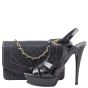 Chanel Vintage Quilted Diana Flap Bag Shoe
