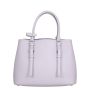 Prada Saffiano Cuir Covered-Strap Double Bag Small Back

