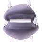 Prada Saffiano Cuir Covered-Strap Double Bag Small Whole interior
