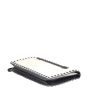 Valentino Rockstud Wristlet Flap Clutch - cream Corner
