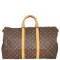 Louis Vuitton Keepall 50 Bandouliere Monogram Front
