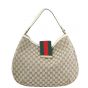 Gucci GG Canvas New Ladies Web Hobo Front
