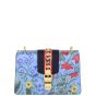 Gucci Sylvie Floral Print Small Shoulder Bag Front
