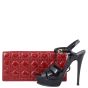 Dior Lady Dior Clutch on Chain Shoe