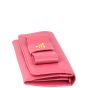 Prada Saffiano Bow Continental Wallet Corner
