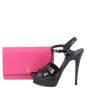 Prada Saffiano Wallet on Strap Shoe
