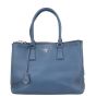 Prada City Calf Galleria Double Zip Tote Medium Front
