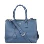 Prada City Calf Galleria Double Zip Tote Medium Front