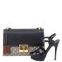 Gucci GG Supreme Padlock Medium Bag Shoe
