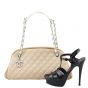 Chanel Just Mademoiselle Shoulder Bag Medium Shoe