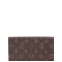Louis Vuitton Long Flap Wallet Monogram Back
