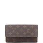 Louis Vuitton Long Flap Wallet Monogram Front
