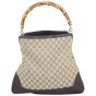 Gucci GG Canvas Diana Bamboo Shoulder Bag Front

