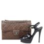 Chanel Crave Jumbo Flap Bag Shoe
