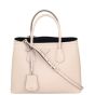 Prada Saffiano Cuir Double Bag Medium Front
