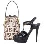Fendi Mon Tresor Mini Bucket Bag Shoe
