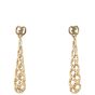 Gucci Diamantissima 18K Gold Small Drop Earrings Front
