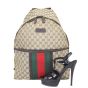 Gucci GG Canvas Backpack Shoe
