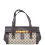 Gucci GG Canvas Bamboo Bullet Bag Front
