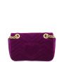 Gucci GG Marmont Velvet Mini Shoulder Bag Back