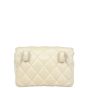 Chanel Vintage Quilted CC Belt Bag Back