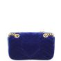 Gucci GG Marmont Velvet Mini Shoulder Bag Back
