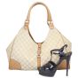 Gucci GG Canvas Jackie Nailhead Tote Shoe

