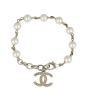 Chanel CC Pearl Bracelet Front
