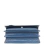 Saint Laurent Sunset Medium Croc-Embossed Base