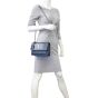 Saint Laurent Sunset Medium Croc-Embossed Mannequin
