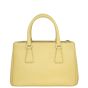 Prada Saffiano Lux Galleria Double Zip Tote Mini Back
