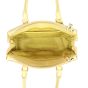 Prada Saffiano Lux Galleria Double Zip Tote Mini Whole interior
