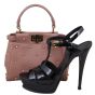 Fendi Star Crystal Embellished XS Iconic Peekaboo Shoe

