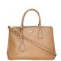 Prada Saffiano Lux Galleria Double Zip Tote Medium Front
