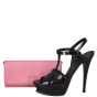 Prada Saffiano Metal Wallet on Chain Shoe
