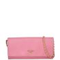 Prada Saffiano Metal Wallet on Chain Front
