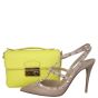 Prada Saffiano Lux Sound Crossbody Bag Shoe
