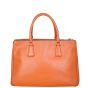 Prada Saffiano Lux Galleria Double Zip Tote Medium Back
