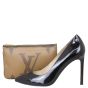 Louis Vuitton Pochette Accessories Damier Ebene Shoe
