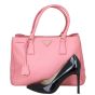 Prada Saffiano Lux Tote Medium Shoe
