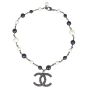 Chanel Pearl and Bead CC Necklace full