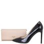Prada Saffiano Metal Wallet on Chain Shoe
