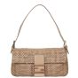 Fendi Woven Leather Baguette Bag Front
