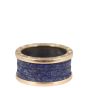 Bvlgari B.Zero1 18k Rose Gold and Marble Four Band Ring Back
