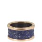 Bvlgari B.Zero1 18k Rose Gold and Marble Four Band Ring Side
